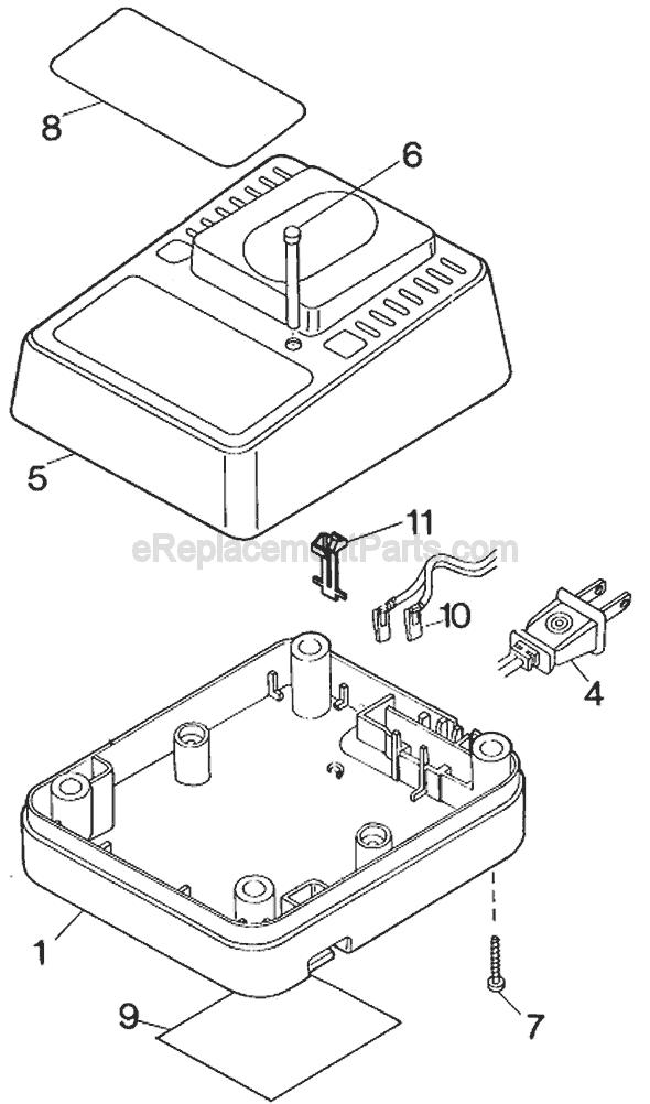 Page A Diagram and Parts List for 97014 Type 1 Black and Decker Charger
